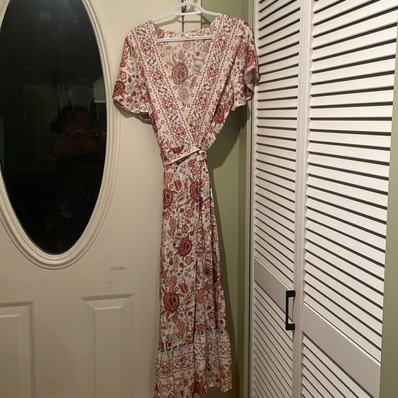 Large vintage wrap dress - Picture 1 of 3